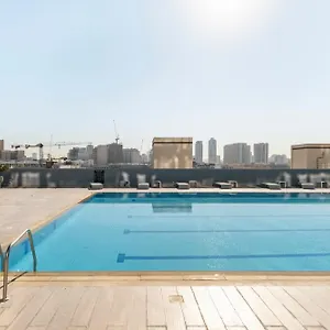  شقة Luxury 2br For 6 With King Beds, Gym, Sauna In Jvc