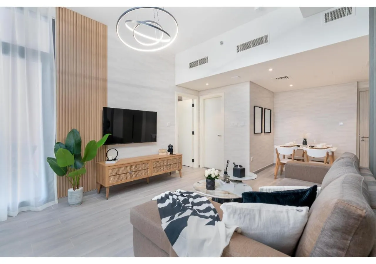 Trendy 1Br Apartment With Balcony In Noor 2 By Vibel Dubai United Arab Emirates